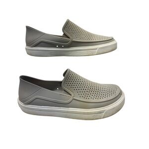 Crocs Citilane Roka Slip On Court Sneakers Womens 8 Casual Perforated Water READ